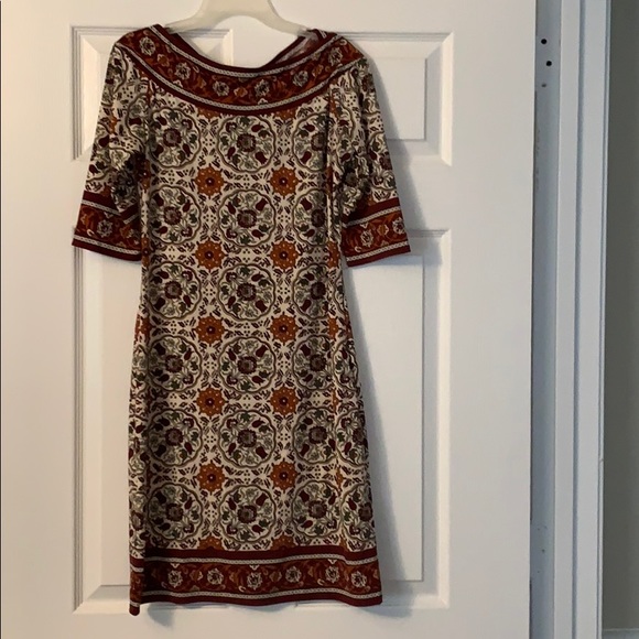 Fall Color Dress - Picture 3 of 4